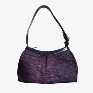 Purple quilted vera bradley shoulder bag